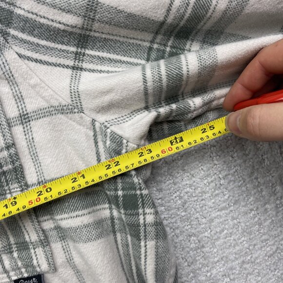 Zara DNWR-Heavyweight Flannel Shirt Men's XL Light Green Lumberjack - Picture 6 of 12
